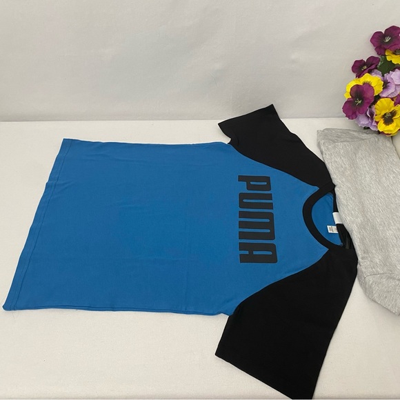 PUMA Boys 2 Pack Short Sleeve T-Shirts, NWT - Picture 2 of 6